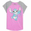 Girls Clothing * | Disney'S Stitch Girls 4-12 Love Yourself Graphic Tee By Jumping Beans