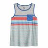 Boy Clothing * | Kids 4-12 Jumping Beans Striped Pocket Tank Top