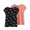 Girls Clothing * | Girls 4-12 Jumping Beans 2-Pack Print Tees