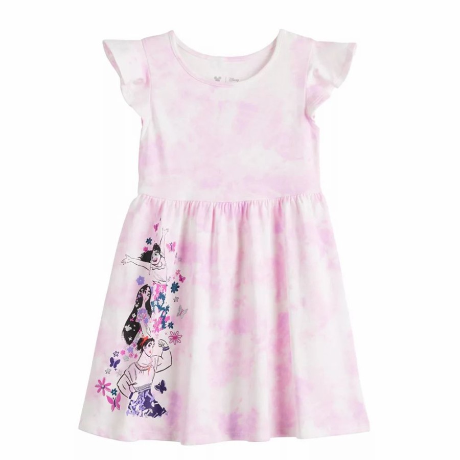 Girls Clothing * | Disney'S Encanto Girls 4-12 Skater Dress By Jumping Beans