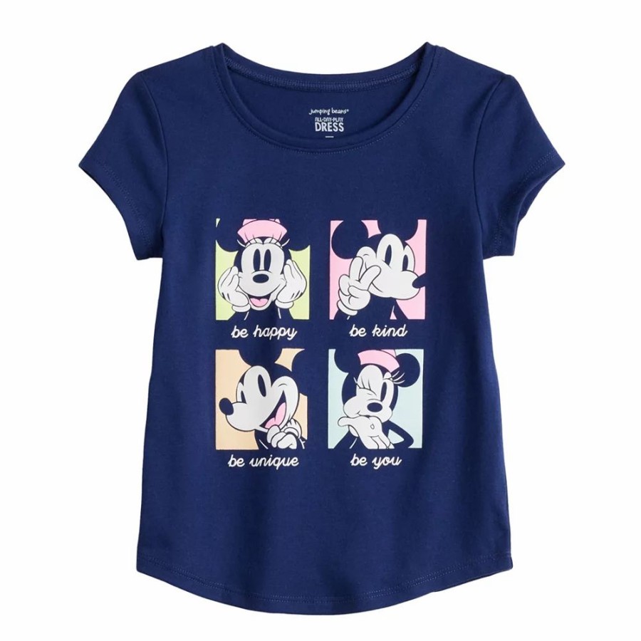 Girls Clothing * | Disney'S Minnie Mouse Girls 4-12 Graphic Tee By Jumping Beans