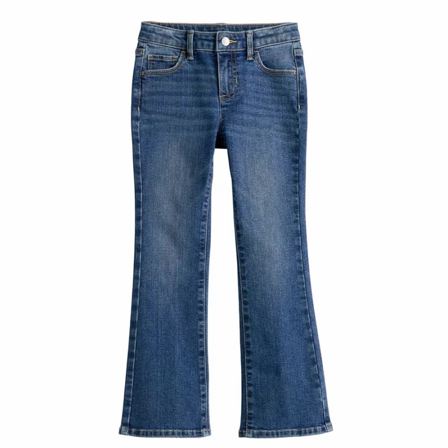 Girls Clothing * | Girls 4-12 Jumping Beans Core Bootcut Denim Jeans