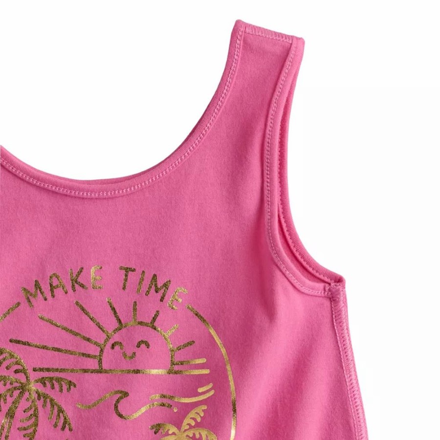 Girls Clothing * | Girls 4-12 Jumping Beans Adaptive Sensory Racerback Tank Top