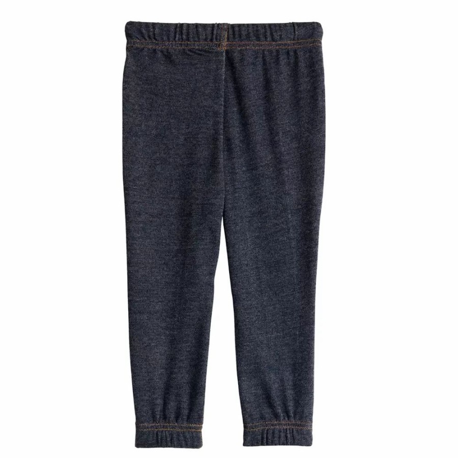 Boy Clothing * | Toddler Boy Jumping Beans Faux Denim French Terry Joggers