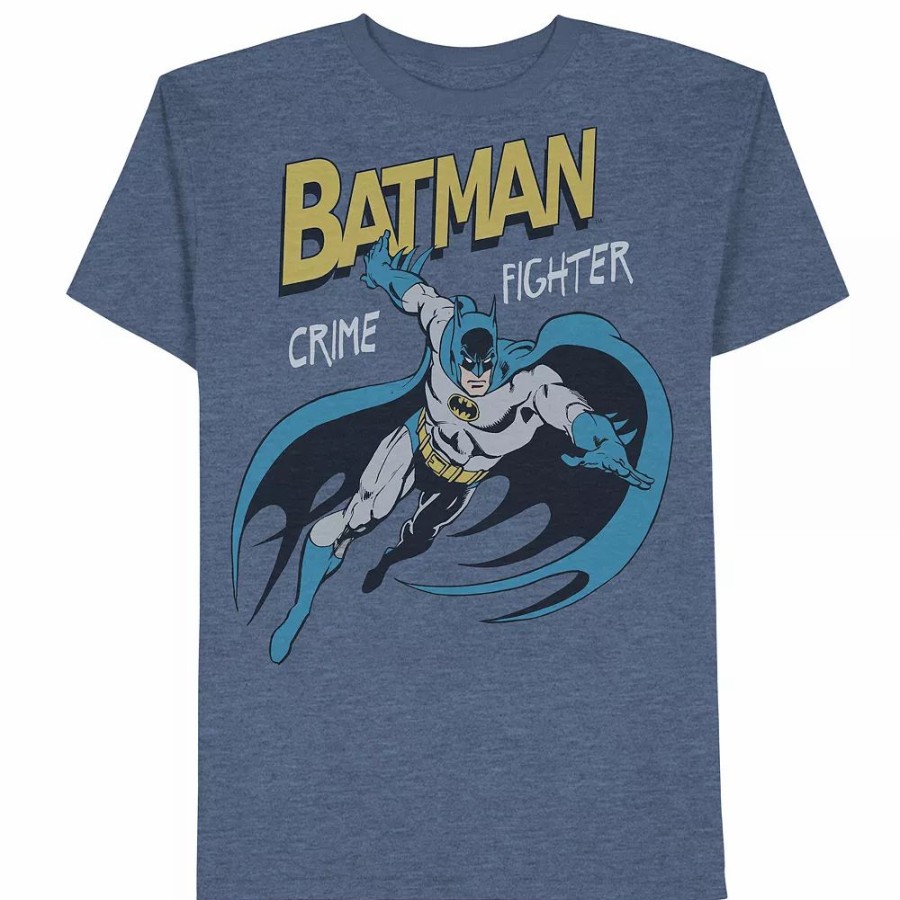 Boy Clothing * | Boys 4-12 Jumping Beans Dc Comics Batman Crime Fighter Graphic Tee