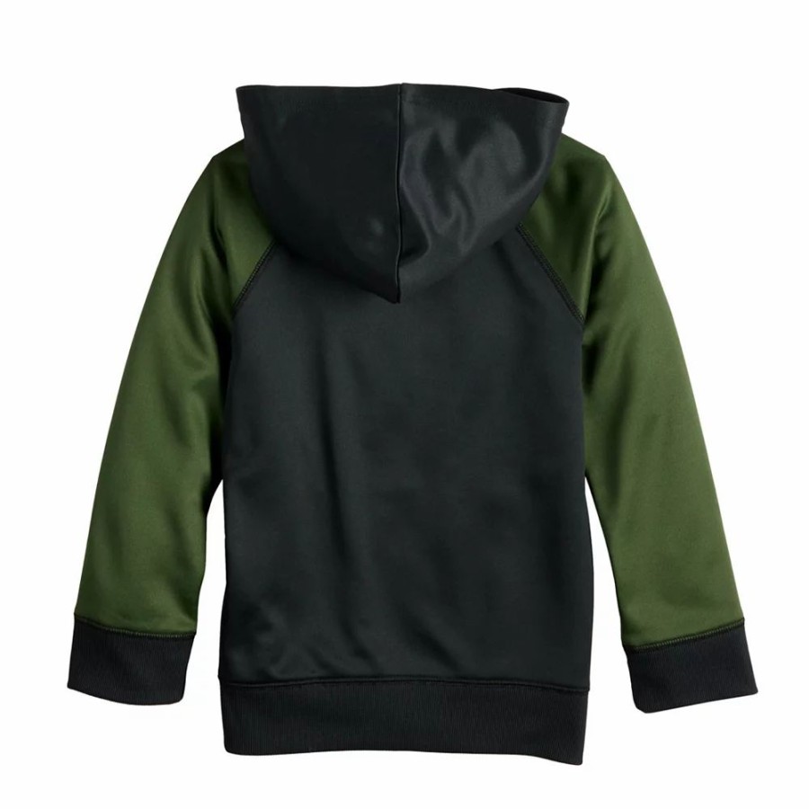 Boy Clothing * | Boys 4-12 Jumping Beans Minecraft Creeper Fleece Active Graphic Hoodie