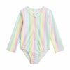 Girls Clothing * | Toddler Girl Jumping Beans 1-Piece Rash Guard Swimsuit