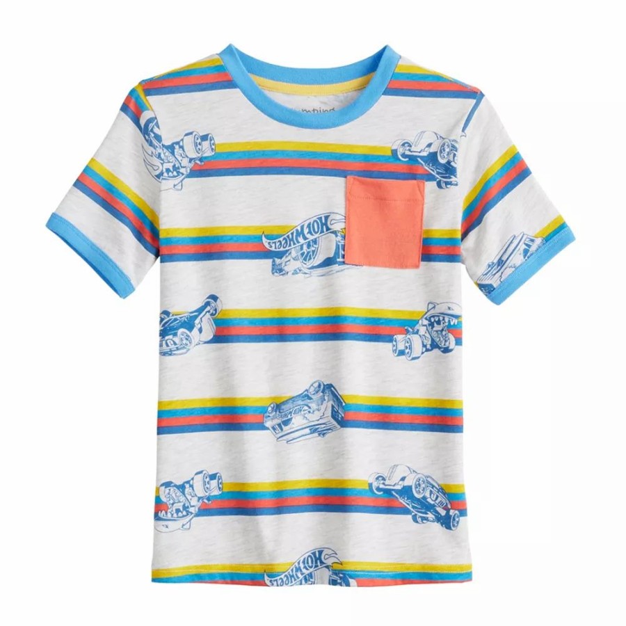 Boy Clothing * | Boys 4-12 Jumping Beans Hot Wheels Tee