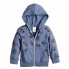 Boy Clothing * | Toddler Boy Disney Mickey Mouse French Terry Full Zip Hoodie By Jumping Beans