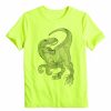 Boy Clothing * | Boys 4-12 Jumping Beans Adaptive Double Layer Dino Active Graphic Tee