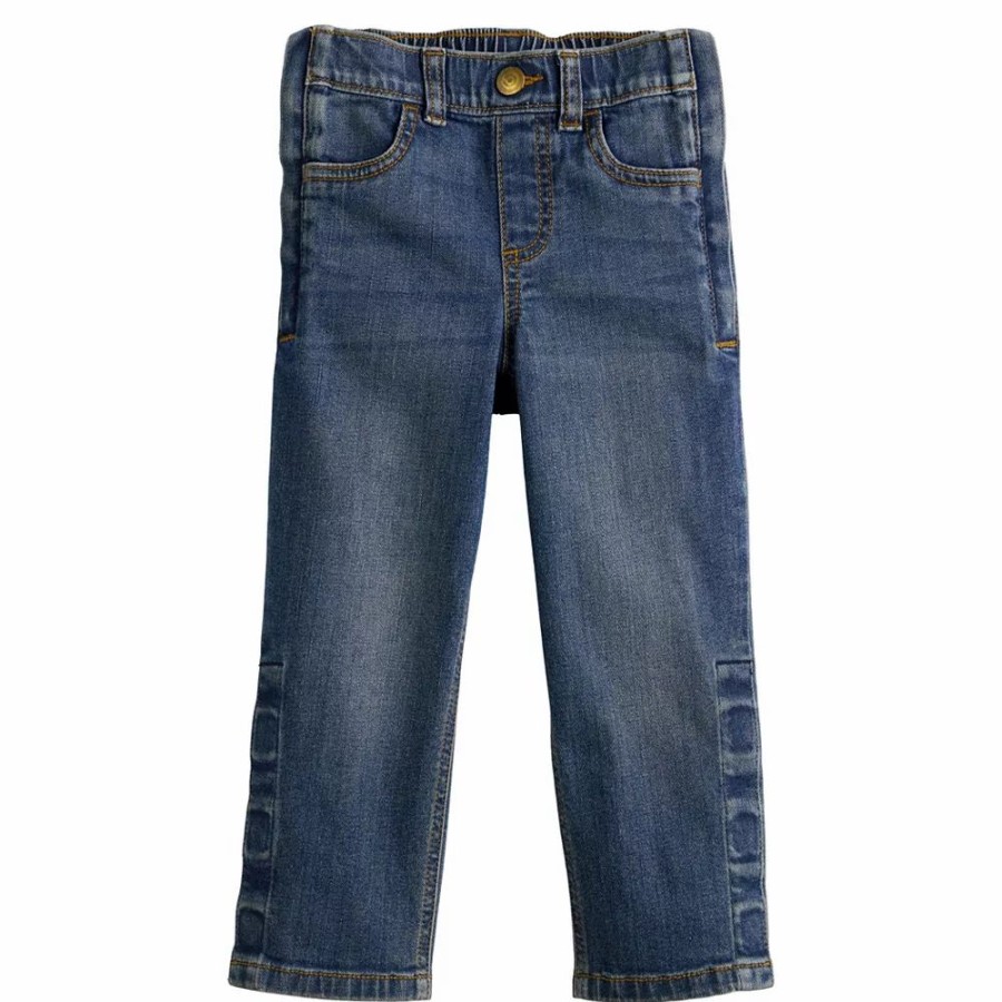 Boy Clothing * | Toddler Boy Jumping Beans Adaptive Pull-On Denim Pants