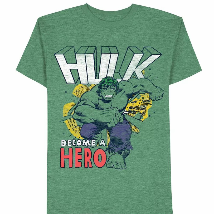 Boy Clothing * | Boys 4-12 Jumping Beans The Incredible Hulk Graphic Tee