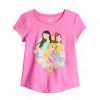 Girls Clothing * | Disney Princesses Toddler Girl Shirttail Tee By Jumping Beans