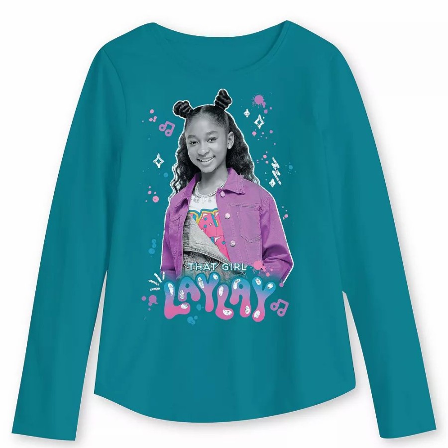 Girls Clothing * | Girls 4-12 Jumping Beans That Girl Lay Lay Long Sleeve Graphic Tee