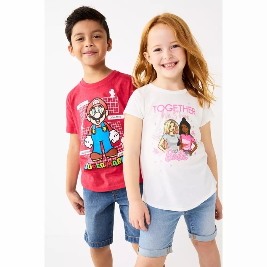 Boy Clothing * | Boys 4-12 Jumping Beans Super Mario Attributes Graphic Tee