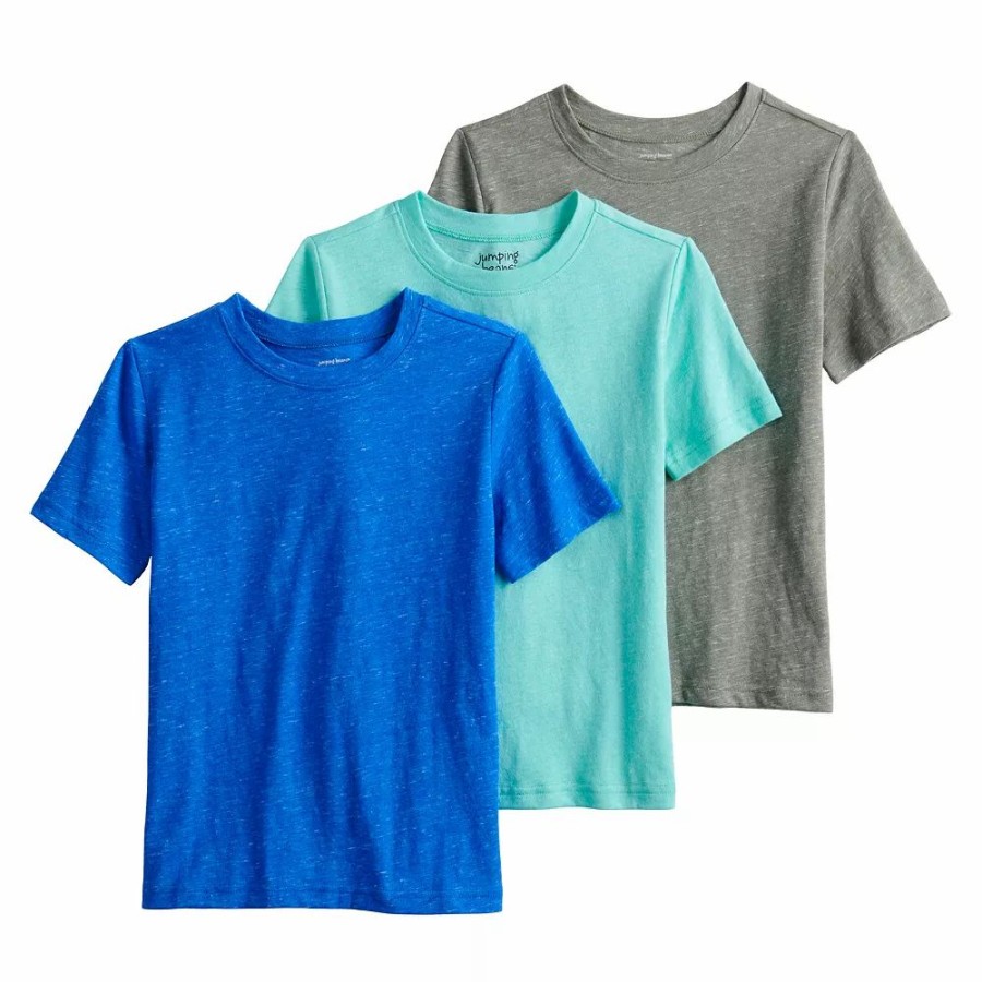 Boy Clothing * | Boys 4-8 Jumping Beans 3 Pack Essential Tees