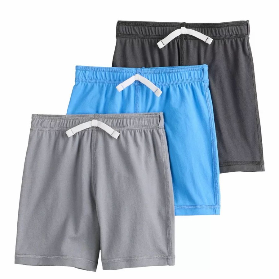 Boy Clothing * | Toddler Boy Jumping Beans 3 Pack Adaptive Essential Shorts