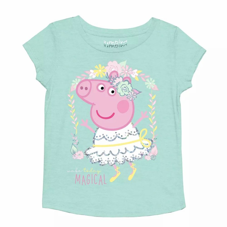 Girls Clothing * | Toddler Girl Jumping Beans Peppa Pig "Make Today Magical" Graphic Tee