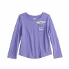 Girls Clothing * | Toddler Girl Jumping Beans Star Wars The Mandalorian Grogu Aka Baby Yoda "Cutest In The Galaxy" Long Sleeve Pocket Tee