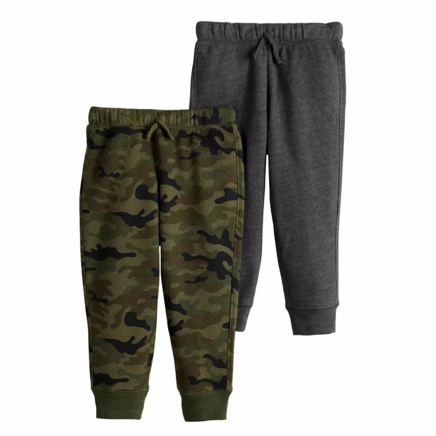 Boy Clothing * | Boys 4-8 Jumping Beans 2 Pack Jogger Pants Set