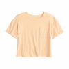 Girls Clothing * | Girls 4-12 Jumping Beans Solid Pastel Boxy Tee