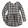 Girls Clothing * | Toddler Girl Jumping Beans High-Low Flannel Babydoll Top