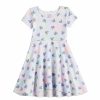 Girls Clothing * | Disney'S Mickey Mouse Toddler Girl Icons Adaptive Hi Low Skater Dress