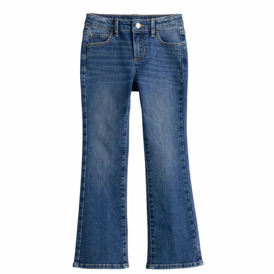 Girls Clothing * | Girls 4-12 Jumping Beans Core Denim Bootcut Jeans