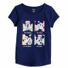 Girls Clothing * | Disney'S Mickey Mouse Toddler Girl Adaptive Double Layer Graphic Tee By Jumping Beans