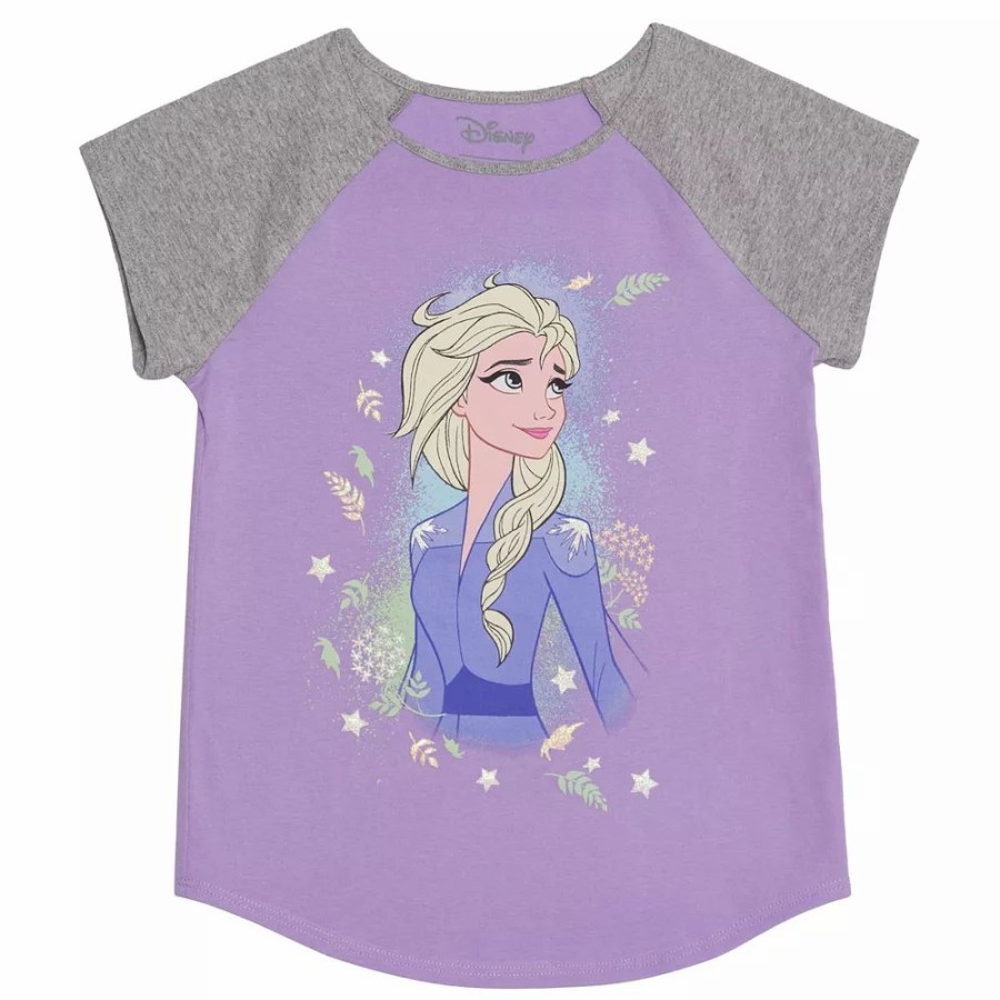 Girls Clothing * | Disney'S Elsa Girls 4-12 Graphic Tee By Jumping Beans