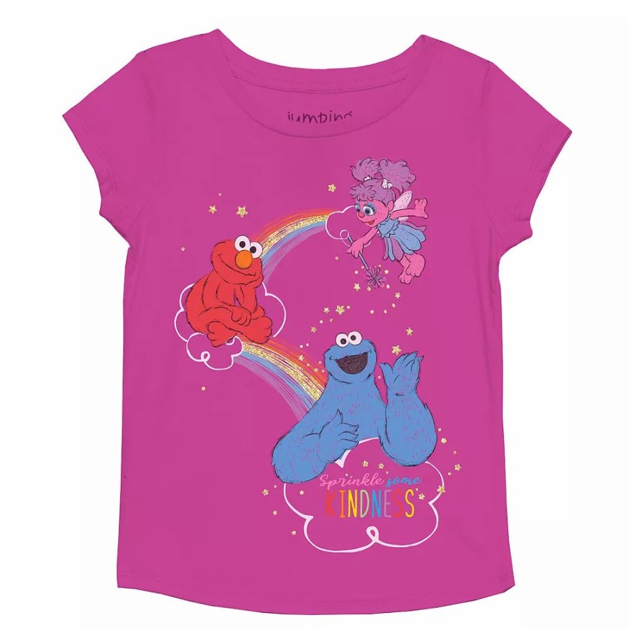 Girls Clothing * | Toddler Girl Jumping Beans Sesame Street "Sprinkle Some Kindness" Graphic Tee