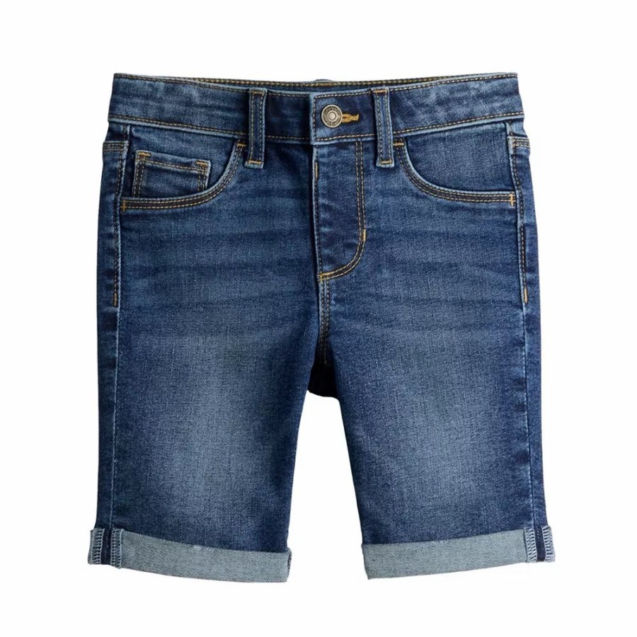 Girls Clothing * | Girls 4-12 Jumping Beans Denim Bermuda Shorts