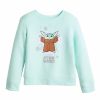 Girls Clothing * | Disney'S Girls 4-12 Star Wars The Mandalorian Grogu Aka Baby Yoda Long-Sleeve Pullover By Jumping Beans