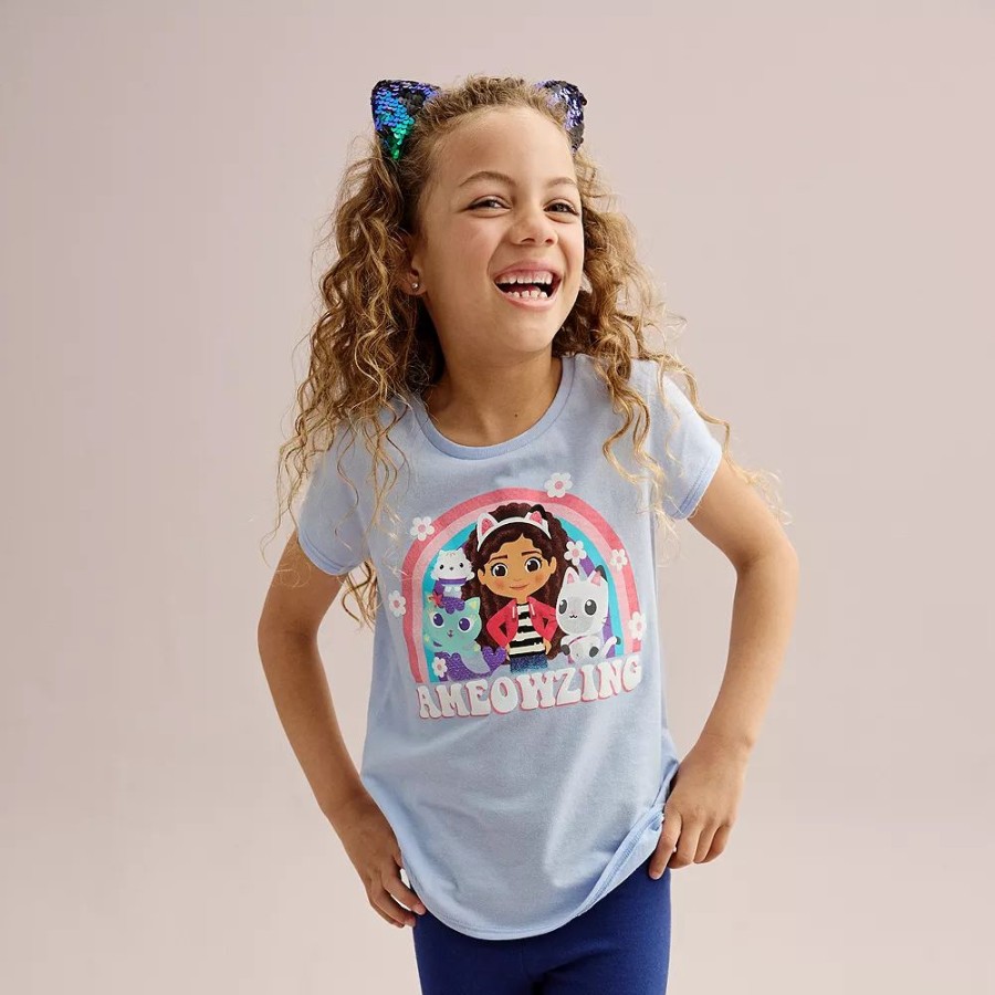 Girls Clothing * | Girls 4-12 Jumping Beans Gabby'S Dollhouse Ameowzing Tee