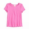 Girls Clothing * | Girls 4-12 Jumping Beans Lettuce Edge Top