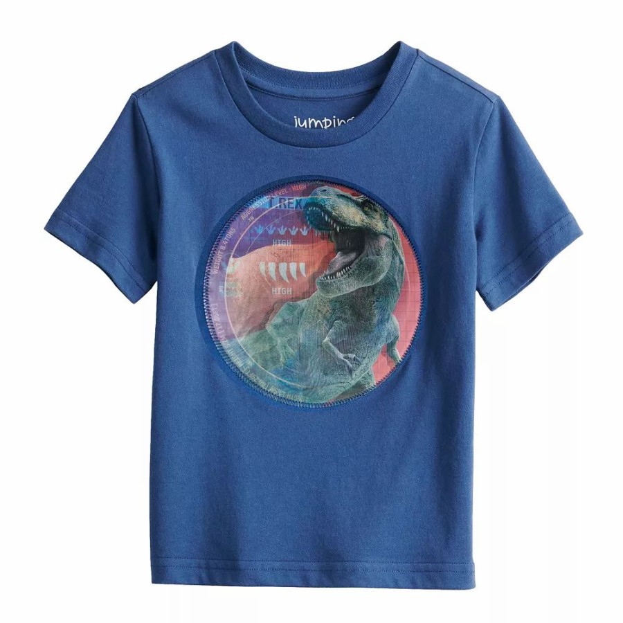 Boy Clothing * | Toddler Boy Jumping Beans T-Rex Lenticular Graphic Tee