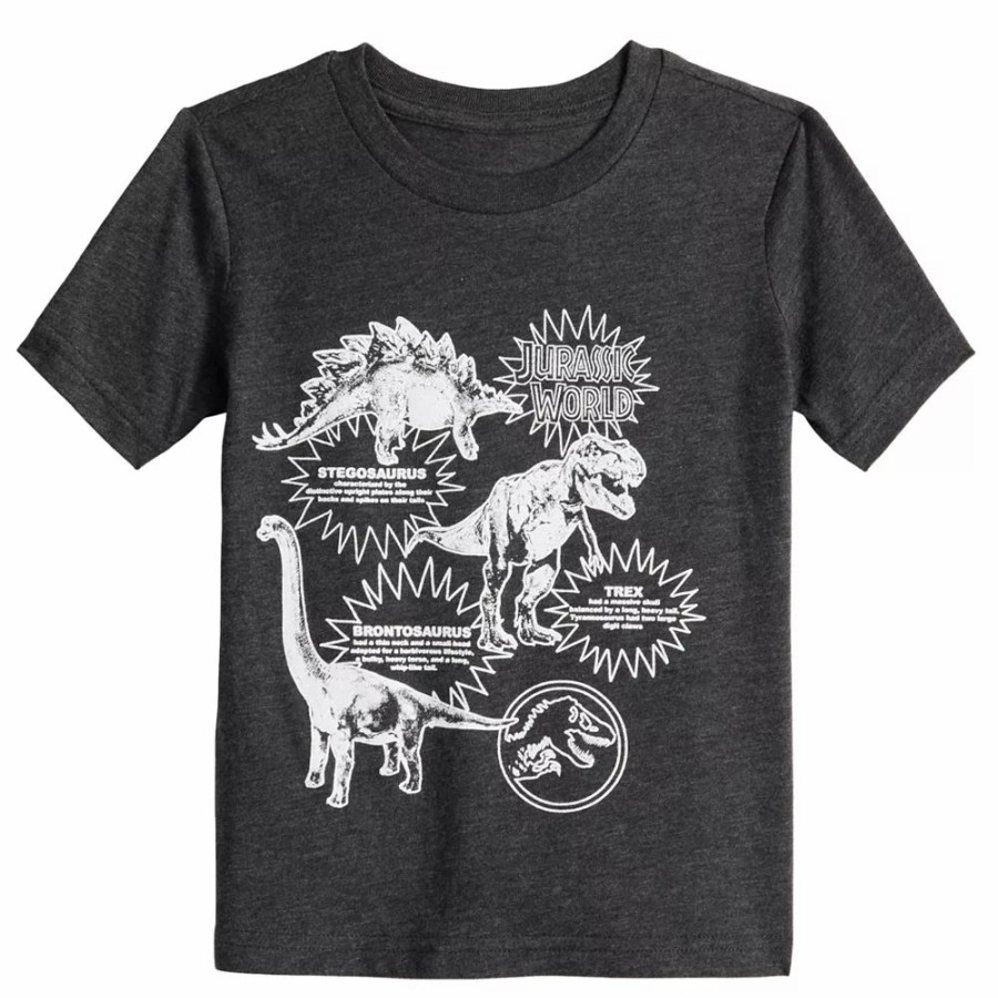 Boy Clothing * | Toddler Boy Jumping Beans Jurassic World Dino Guide Graphic Tee