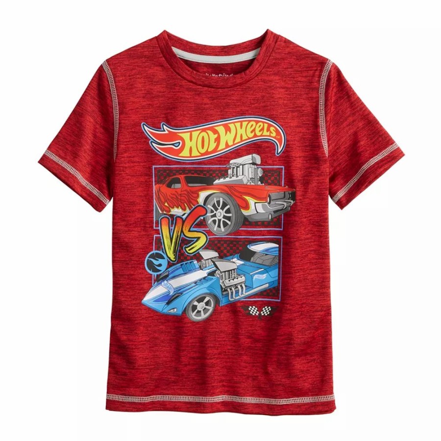 Boy Clothing * | Boys 4-12 Jumping Beans Hot Wheels Active Tee