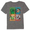 Boy Clothing * | Boys 4-12 Jumping Beans Minecraft "Creeper, Stevie, Alex, Wolf" Graphic Tee