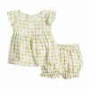 Girls Clothing * | Baby Girl Jumping Beans Babydoll Top & Shorts Set