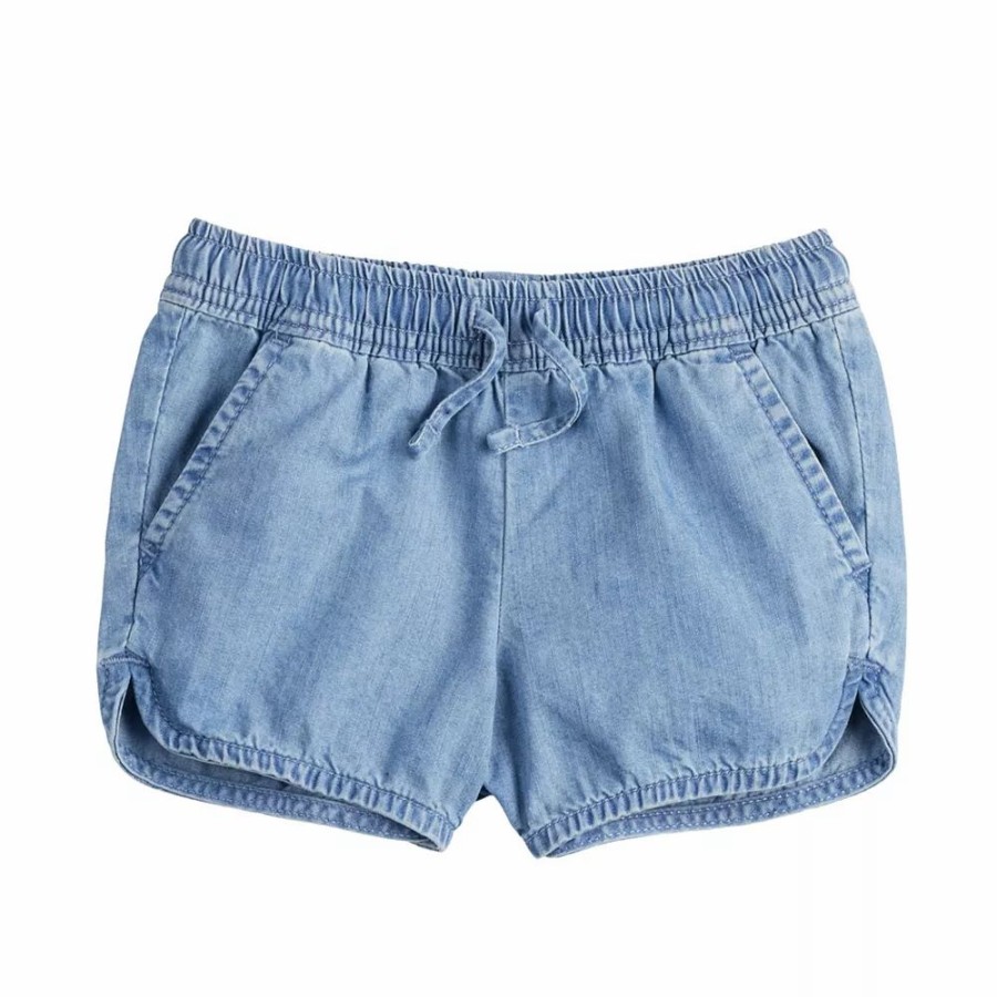 Girls Clothing * | Toddler Girl Jumping Beans Dolphin-Hem Shortie Shorts