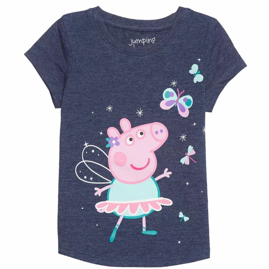 Girls Clothing * | Toddler Girl Jumping Beans Peppa Pig Graphic Tee