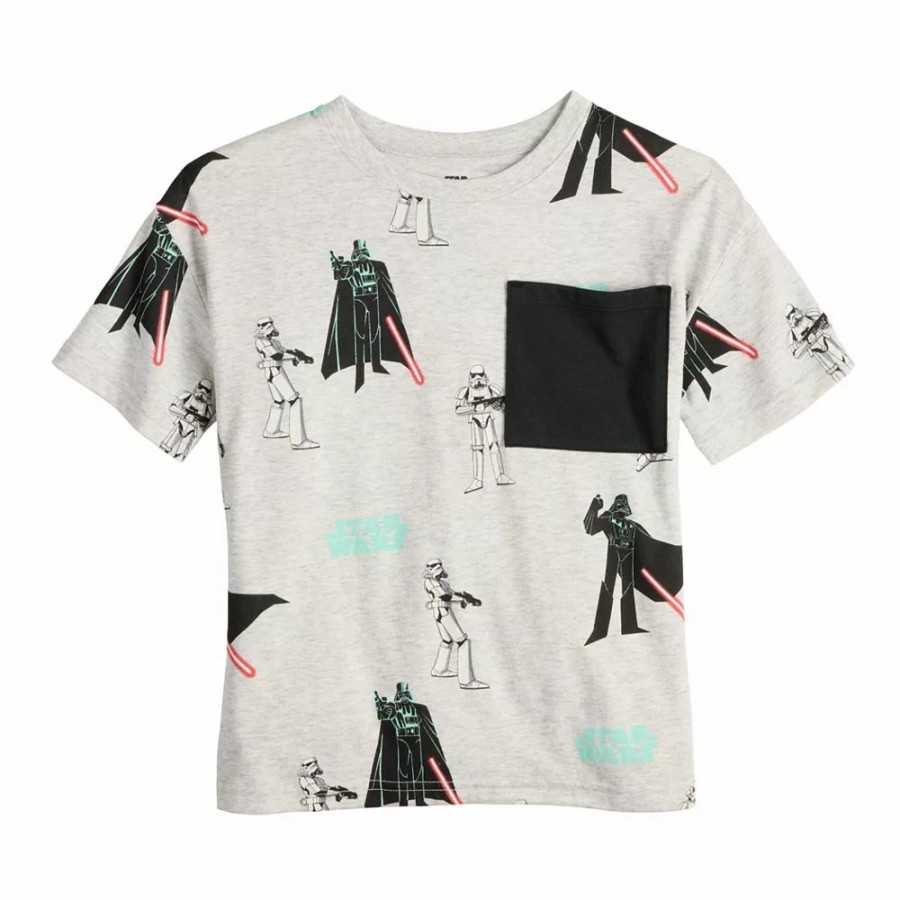 Boy Clothing * | Toddler Jumping Beans Star Wars Pocket Graphic Tee