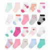 Girls Clothing * | Baby / Toddler Girl Jumping Beans 20 Pack Ankle Socks