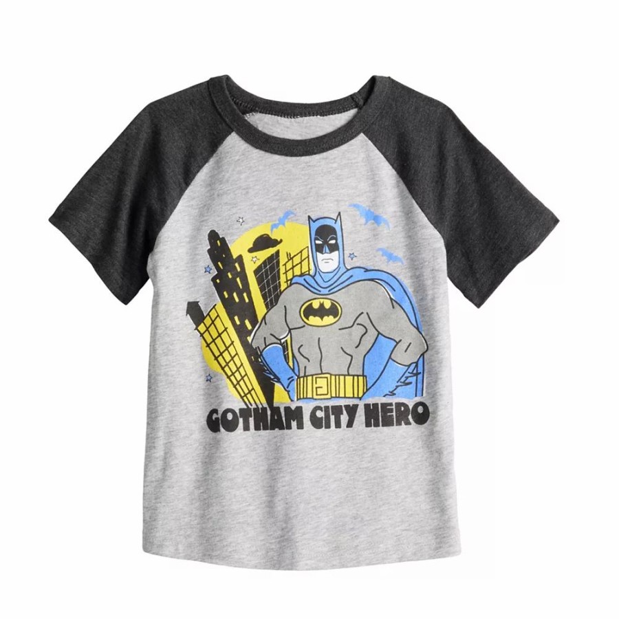 Boy Clothing * | Toddler Boy Jumping Beans Batman "Gotham City Hero" Graphic Tee