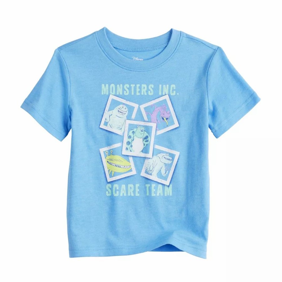 Boy Clothing * | Disney / Pixar Monsters Inc. Toddler Boy "Scare Team" Graphic Tee By Jumping Beans