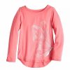 Girls Clothing * | Girls 4-12 Jumping Beans Adaptive Sensory Friendly Long Sleeve Active Tee