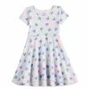 Girls Clothing * | Disney'S Mickey Mouse Girls 4-12 Icons Adaptive Hi Low Skater Dress