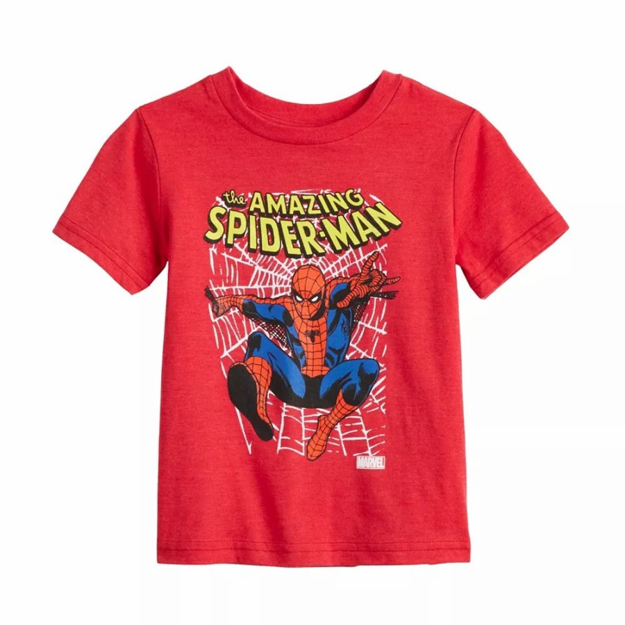 Boy Clothing * | Toddler Boy Jumping Beans Marvel Spider-Man Graphic Tee