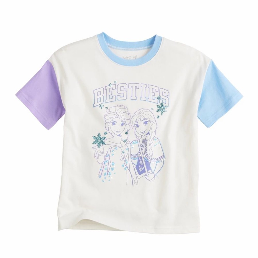 Girls Clothing * | Disney'S Frozen Toddler Girl & Girls 4-12 Graphic Tee By Jumping Beans